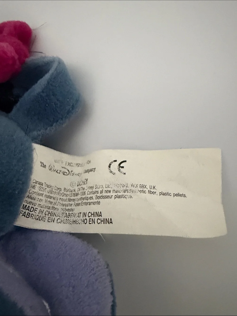 Plush Vintage Disney Eeyore plush keychain
